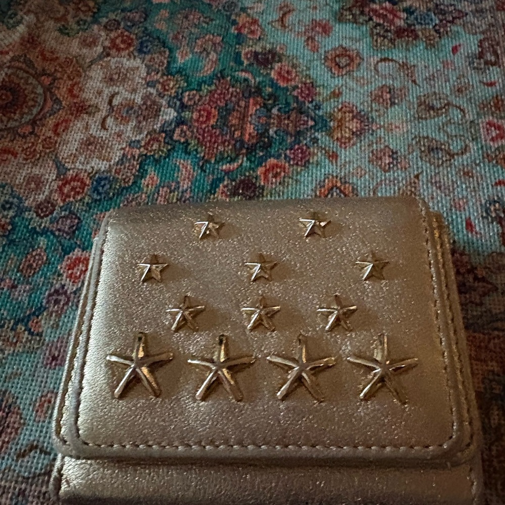 Jimmy Choo Metallic Gold Wallet